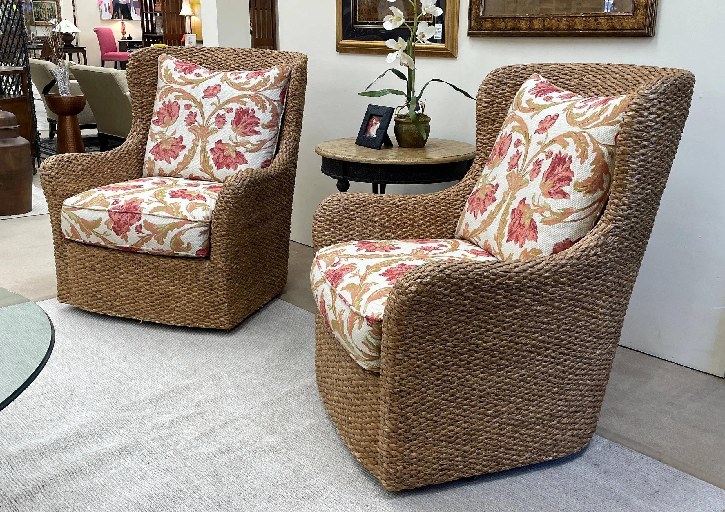 Encore Furniture Gallery-Pair - Century Furniture Jay Woven Water